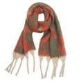 thumbnail image 1 of Bufanda cálida para mujer, chal colorido, suave, cómodo, elegante para clima frío, bufanda grande con estampado de leopardo y flecos de jacquard, bufanda larga de moda, borlas de cola de, 1 of 5