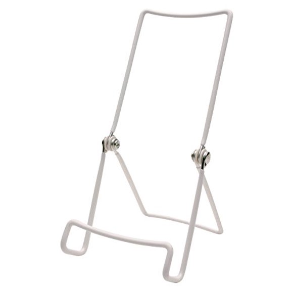 Gibson Holders Three Wire Display Stand for Kindle iPad DVDs and More Set of 2 White (3AC-W)