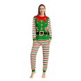 thumbnail image 2 of Generic Matching Family Christmas Sleepwear Christmas Eve Pajama Sets For Family Christmas Family Pajamas Matching Sets Christmas For Couples Long Sleeves Top And Pants Sleepwear Pajamas, 2 of 7