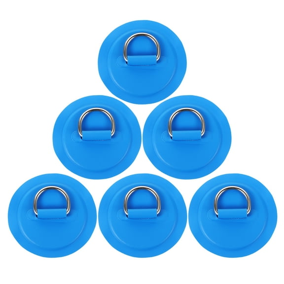 Clispeed 6Pack Paddle Board Hooks Metal Blue for Water Sports Accessory and Surfing Activities