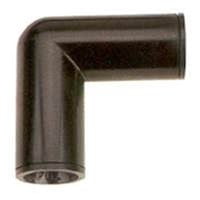 Raindrip 368G00UB Coude Tubulaire Non Fileté, 5/8 Po, Compression, 60 psi, Noir