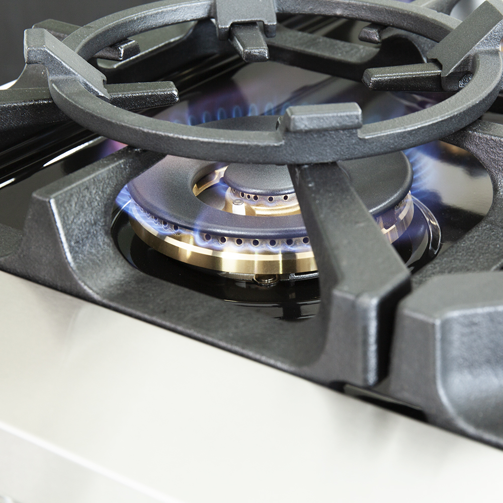 Forno Capriasca 48 in 6.58 cu ft Double Oven Gas Range in Stainless Steel