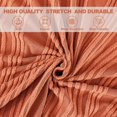 thumbnail image 5 of CJC Stretch Sectional Couch Covers - 2 pcs Spandex Sofa Covers with Elastic Bottom for L Shape Corner Sofa Furniture Protector (Orange, 3 Seat + 4 Seat), 5 of 9
