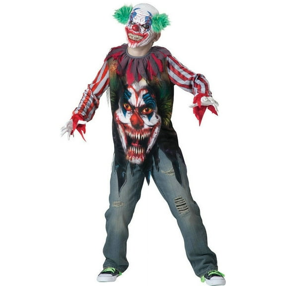 InCharacter Costumes Big Top Terror Boy's Halloween Fancy-Dress Costume for Child, M