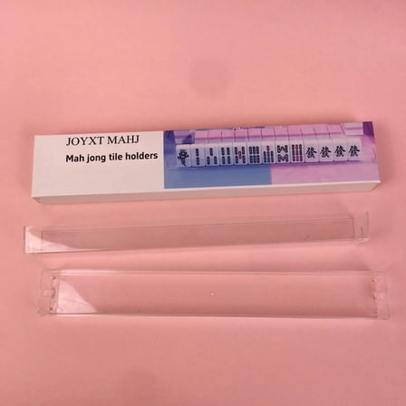 JOYXT MAHJ Mah jong tile holders  –  Rack with Pushers, Portable Storage Case