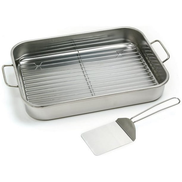 Norpro StainlessSteel Roaster Pan Set