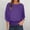 Purple, variant on Endives Women's Chiffon Shirt Blouses Casual Boat Neck Chiffon Blouses Batwing Tops Tunic Top Spring Outfit Pink