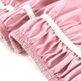 thumbnail image 3 of ERDOUY Full Size Pink Bed Skirt, 15in Ruffled 54x75in, Soft Microfiber-Cotton Blend Easy Fit Dust Ruffle 1 Piece for Home Bedroom, 3 of 5