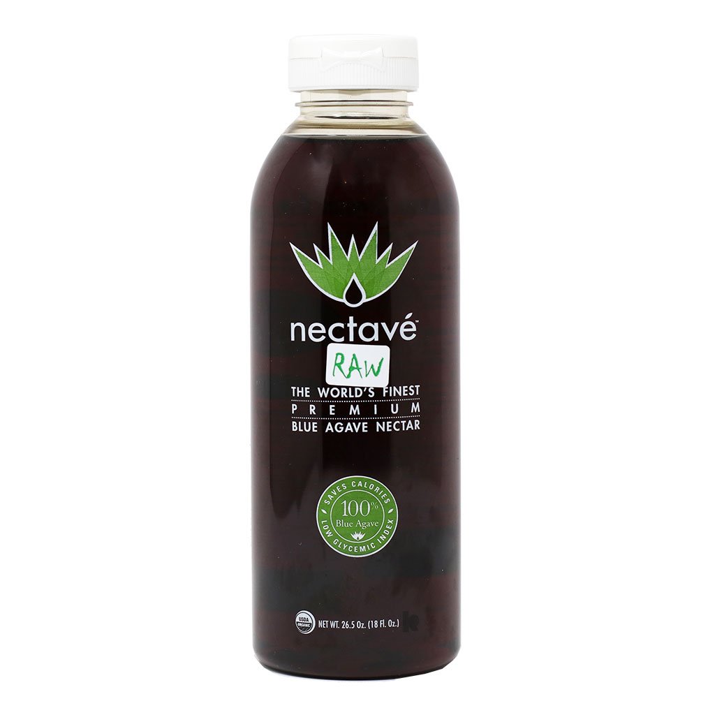 Nectave Organic Dark Raw Blue Agave Nectar (Sweetener), 26.5oz (751ml