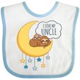 thumbnail image 3 of Inktastic I Love My Uncle Boys or Girls Baby Bib, 3 of 4