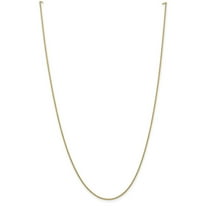 Primal Gold 10 Karat Yellow Gold 1.5mm Cable Chain Anklet