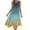 ZD-Green—Summer Dresses, variant on Women's Boho Summer Dress Sleeveless U Neck Flared Sundress Casual Hankerchief Hem Floral Print Dresses Vacation Beach Outfits Yellow XL