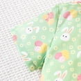 thumbnail image 5 of SwiftWear Toddler Baby Boy Easter Outfit Short Sleeve Bunny Print Bowtie Shirt Top Pockets Shorts Set for Kids 1-6 Years, 5 of 8