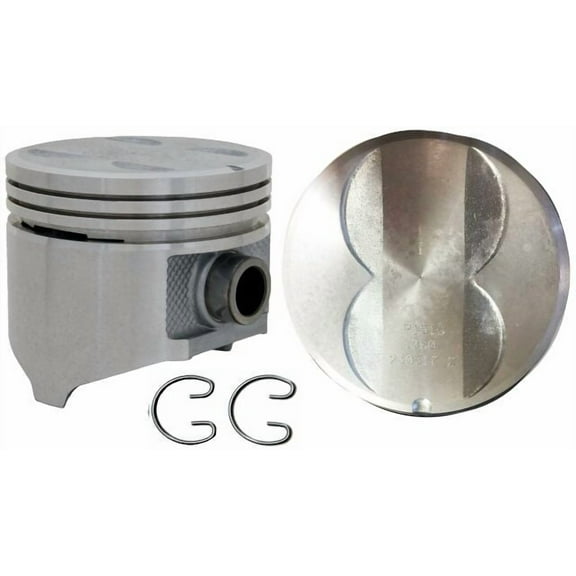 Set of 8 Flat Top Pistons for 67-84 Chrysler/Dodge 5.2L/318 | Standard Size | 3.910in. Bore Diameter