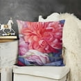 thumbnail image 2 of YINGXI Throw Pillow Covers Home Deco 2 Flower Pillow Cases Decorative 12x12in, 2 of 5