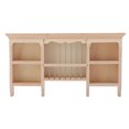 thumbnail image 2 of Dollhouse Shelf, Add Storage Space Wall Mounted Glazed Traditional Design Hand Painted Miniatura Furniture Cabinet Exquisite Crafted  For Craft Lover For Home Wood, 2 of 8