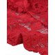 thumbnail image 5 of Inspire Chic Cárdigans Bolero para Mujeres con Encaje Floral Transparente, Corto, Rojo, XL, 5 of 6