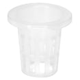 thumbnail image 3 of Plastic Slotted Mesh Net, 10Pcs 1.77In Transparent Hydroponic Basket Cup Breathable Wide Lip Bucket Basket Round Indoor Outdoor Plant Containers For Hydroponics Aquaponics Orchids, 3 of 8