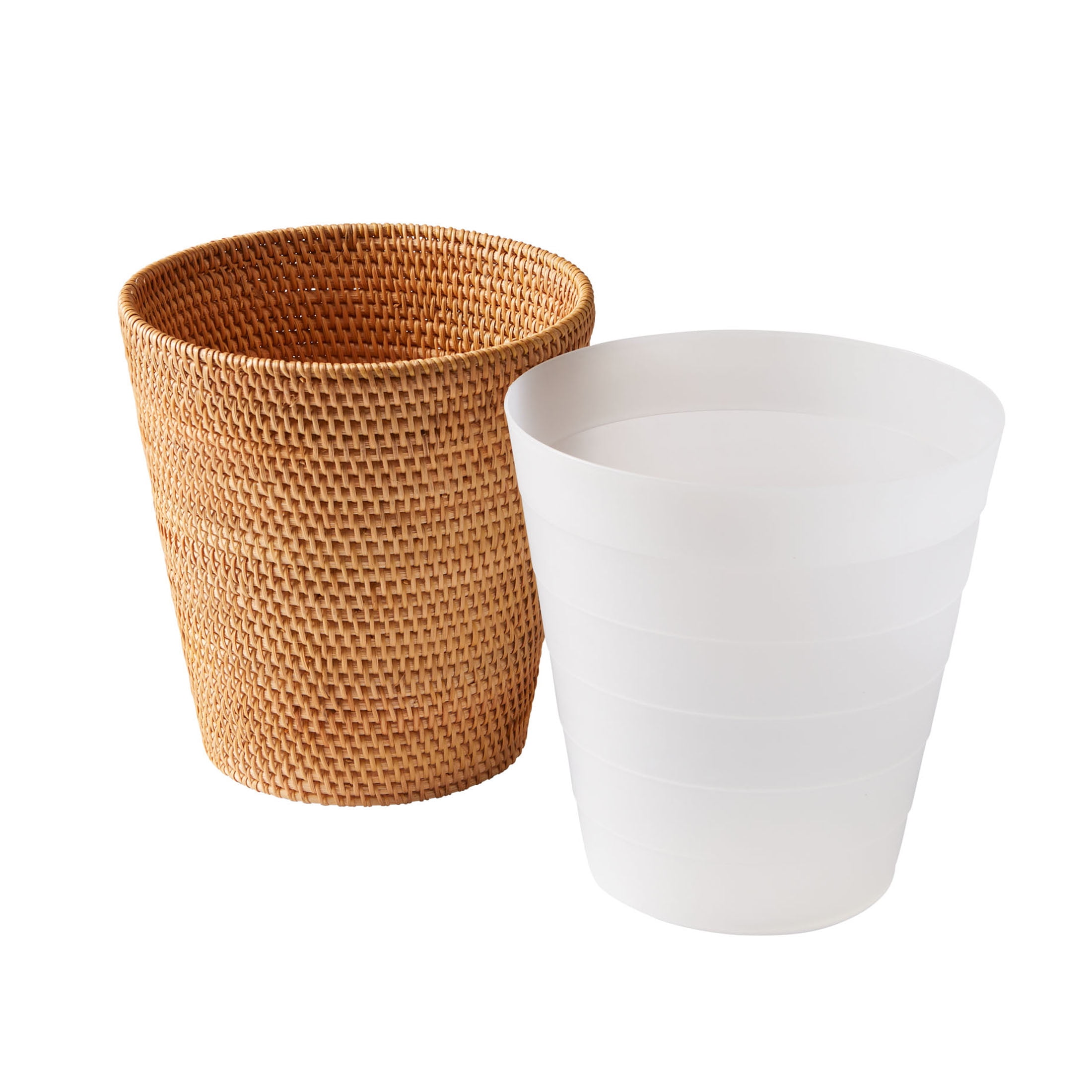 Better Homes & Gardens Rattan Bathroom Trash Can