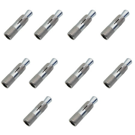 10 Pcs 3/8"-16 Drop In Anchor Fastener Bolt Grip Anchor Stainless Steel T304