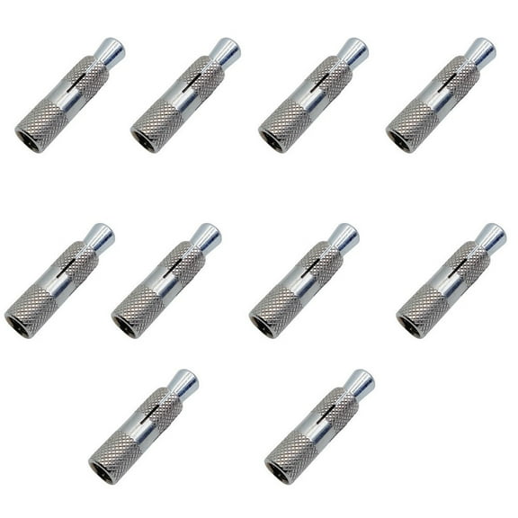 10 Pcs 3/8"-16 Drop In Anchor Fastener Bolt Grip Anchor Stainless Steel T304