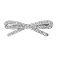 thumbnail image 5 of Unique Bargains 1 Pc Hair Clips Cute Rhinestone Bow Spring Clip Hairdo Clip Gold Tone Transparent, 5 of 5