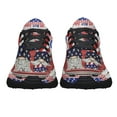 thumbnail image 5 of Happy 4th of July Patriotic Gnomes Truck Shoes Sneakers Black Size 10, 5 of 7