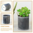 thumbnail image 4 of CRAFTHROU Maceta De Hierro Retro Color Negro Para Jardín Con Apilable Y Resistente Para Interior Y Exterior, 4 of 5