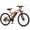 Orange, variant on Qlife Racer 27.5" Electric Bicycle for Adults, Full Suspension 21-Speed Mountain Ebike with 500W Brushless Motor, 48V 10.4AH Removable Battery 55 Miles, Purple