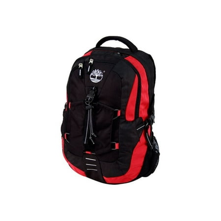 Timberland High Alpine Large with Bike Helmet Utility Pocket - Notebook carrying backpack - 15.6" - black, red