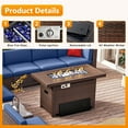 thumbnail image 6 of Sunmthink 8 Steel Water-resistant Outdoor Conversation Sets with Sofas and Table, Bule, 6 of 7