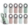 thumbnail image 1 of HAHDAXIA 10 Pc Bag Clips with Magnet- Food Clips, Chip Clips, Bag Clips for Food Storage with Air Tight Seal Grip for Bread Bags, Snack Bags and Food Bags (Mint and Grey), 1 of 6