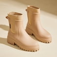 thumbnail image 3 of Mepaouo Women's Ankle Rain Boots Waterproof Chelsea Booties Stretch Short Garden Work Shoes(Yellow,7.5), 3 of 7