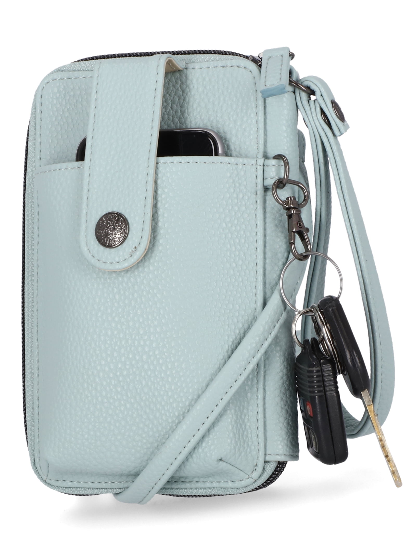 MUNDI Jacqui Vegan Leather RFID Womens Crossbody Cell Phone Purse