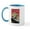 White/Blue Inside, variant on CafePress - Jazz Cats Mug - 11 oz Ceramic Mug - Novelty Coffee Tea Cup
