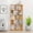 Dark Oak, variant on YYAo 31.5" L x 64.56" H 5-Tier Open Storage Bookshelf Free Combination Modern, Bookcase for Living Room, Home Office, Bedroom, Bookshelf MDF Wood Organizer, Media Storage Shelves
