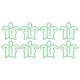 thumbnail image 4 of 100 piezas de clips de papel lindos estilo animal exquisitos brillantes galvanizados antideslizantes clips de papel elegantes para la oficina familiar escuela tortuga marina, 4 of 10