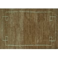 thumbnail image 1 of Ahgly Company Indoor Rectangle Abstract Light Blue Modern Area Rugs, 5' x 7', 1 of 4