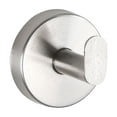 thumbnail image 2 of Suction Cup Hooks for Shower Stainless Steel, Suction Hooks for Shower Wall Hangs 15lbs, Bathroom, Kitchen, Glass Door, Mirror, Tile, Loofah, Towel, Coat, Bath Robe, Brushed Silver 1 Pack, 2 of 6