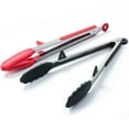 thumbnail image 4 of SPRING PARK 9/12inch BBQ Practical Silicone Kitchen Food Clamp Serving Clip Tong Cooking Tools, 4 of 7