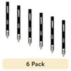 (6 pack) HART Carpenter Marking Pencil, Rectangular, Graphite Core Material, Anti-Roll, Gray