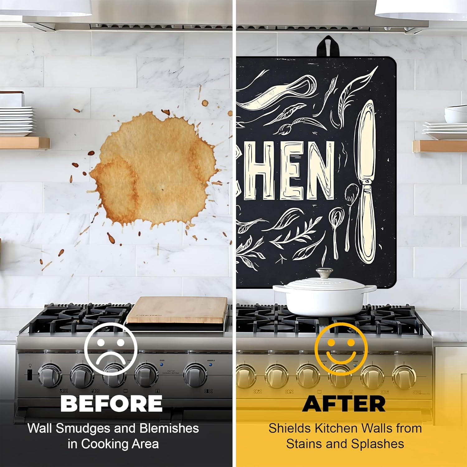 Stove Top Cover for Electric Stove,Glass Stove Top Cover, Heat Resistant Glass Cooktop Cover, Stovetop Protector, Kitchen Decor, Dish Drying Mats Cover for Ceramic Washer Top 28.5x20.5 inch