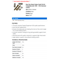 thumbnail image 2 of Rear Disc Brake Caliper Guide Pin Kit - Compatible with 1990 - 1994 Chevy Lumina 1991 1992 1993, 2 of 2