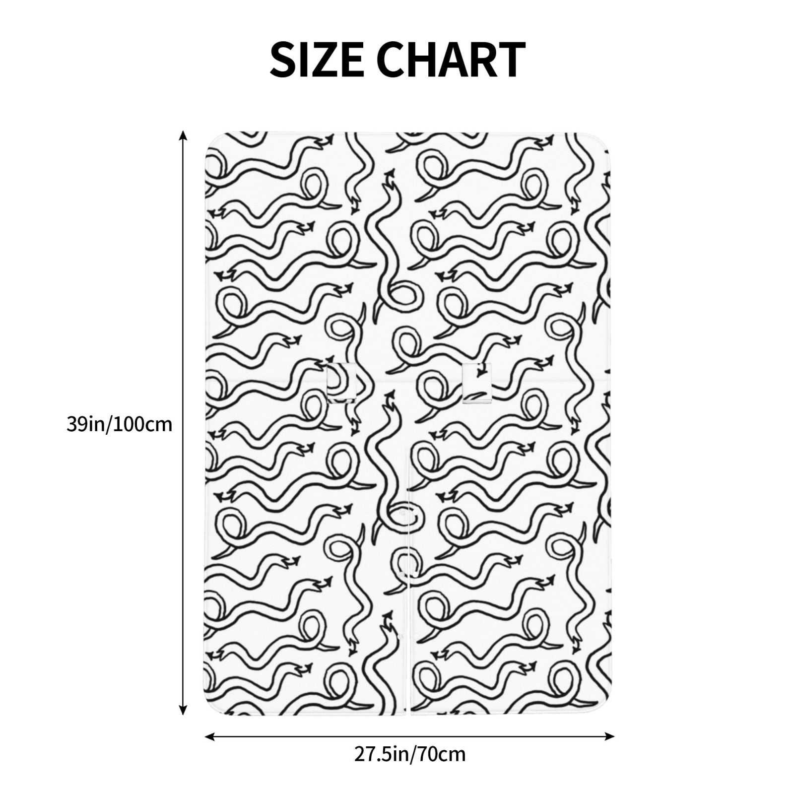 Naloa Hand Drawn Snake Baby Car Seat Cover, Breathable Baby Carrier Cover, Multiuse Baby Carrier Cover & Nursing Breastfeeding Cover