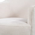 thumbnail image 3 of Benjara Sofi 32" Plush Swivel Chair- Cushioned Seating- Cream White Upholstery, 3 of 6