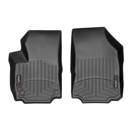 WeatherTech Custom Fit FloorLiners compatible with 2018-2024 Chevrolet Equinox - 1st Row (Driver & Passenger), Black
