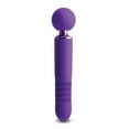 thumbnail image 2 of NS Novelties Revel Fae Thrusting & Throbbing Stimulator with Air Pulse Purple Vibrators, 2 of 5