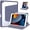 lavender gray, variant on 360° Rotating Clear Acrylic Case for iPad 10.2" 7/8/9 Gen with Pencil Holder,green