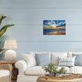 thumbnail image 3 of Stupell Industries Tropical Golden Blue Sun Ray On Beach Canvas Art, 24 x 16, by Eszra Tanner, 3 of 8