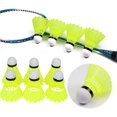 thumbnail image 4 of New Indoor Stable Sports Plastic Badminton Training Balls Badminton Shuttlecocks Nylon Badminton YELLOW 6PCS, 4 of 8